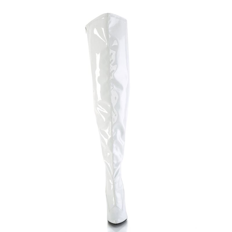 Pleaser Seduce-3000WC Hoge Hakken Dames Wit | GRLED-BE