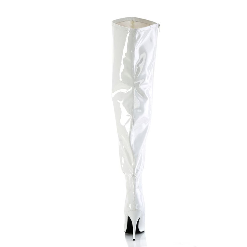 Pleaser Seduce-3000WC Hoge Hakken Dames Wit | GRLED-BE