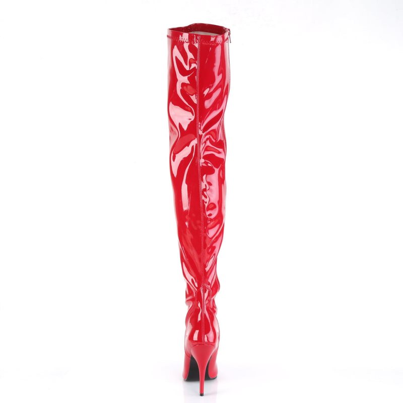 Pleaser Seduce-3000 Hoge Hakken Dames Rood | FHURG-BE
