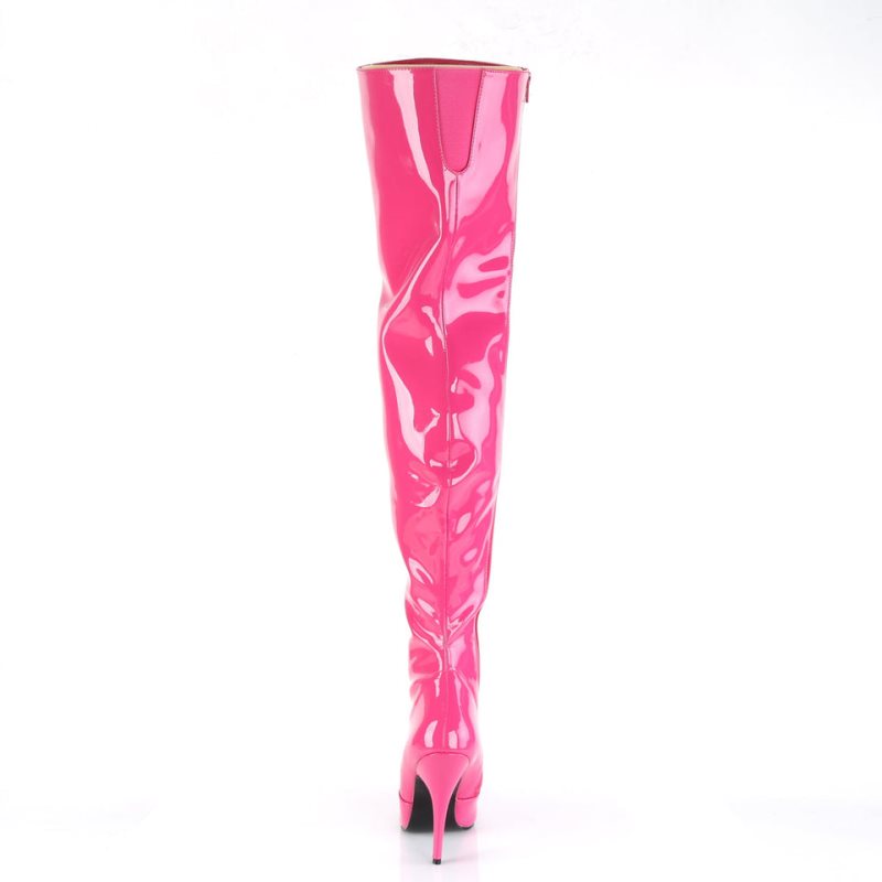Pleaser Seduce-3010 Hoge Hakken Dames Roze | XDZUT-BE
