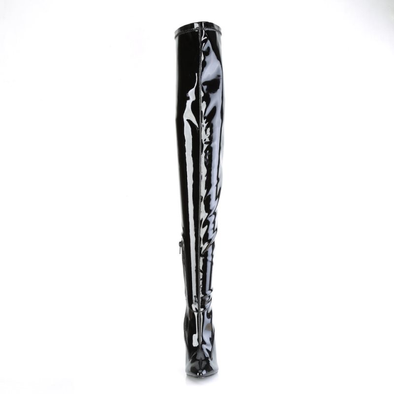 Pleaser Seduce-4000SLT Hoge Hakken Dames Zwart | DTBGN-BE