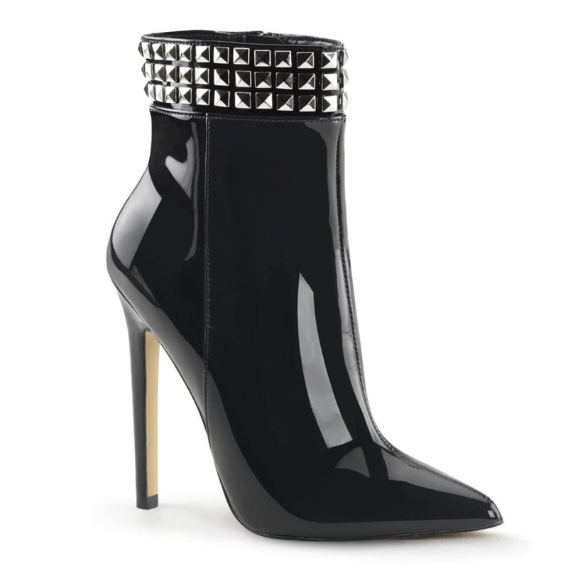Pleaser Sexy-1006 Laarzen Dames Zwart | NQLYR-BE