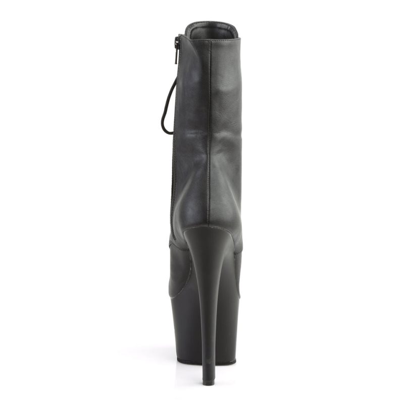 Pleaser Sky-1020 Vegan Leather Laarzen Dames Zwart | LHAOQ-BE