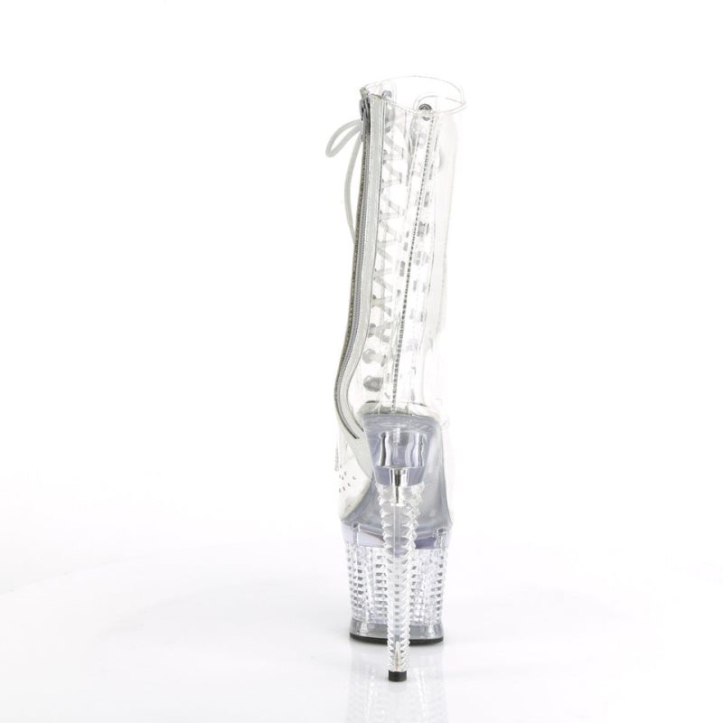 Pleaser Spectator-1040C Laarzen Dames Clear | OQEYB-BE