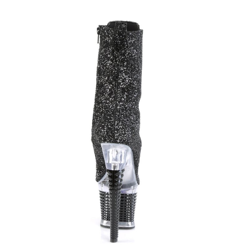Pleaser Spectator-1040G Laarzen Dames Zwart | KCLXS-BE