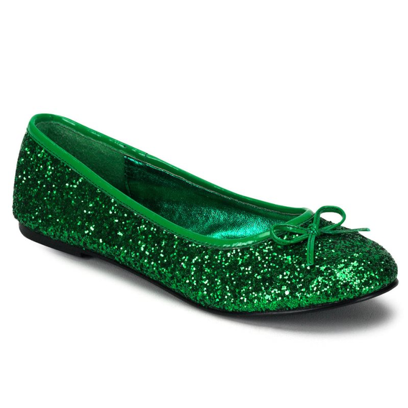 Pleaser Star-16G Ballerinas Dames Groen | YZKCQ-BE