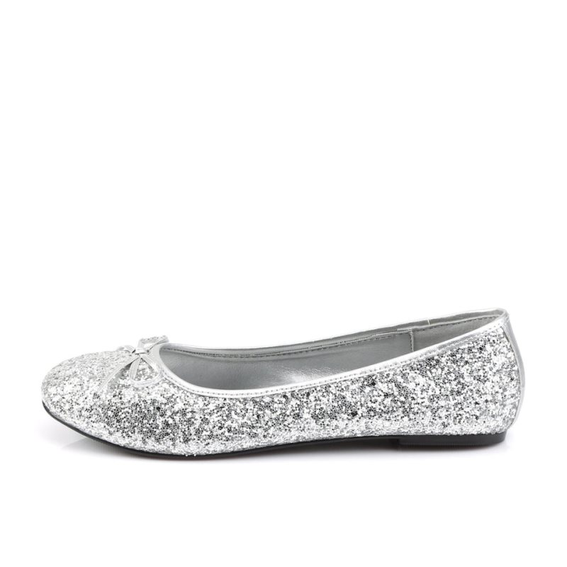 Pleaser Star-16G Ballerinas Dames Zilver | WGAFH-BE