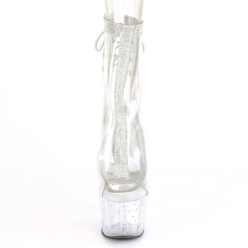 Pleaser Stardust-1018C-2RS Laarzen Dames Clear | HCTSA-BE