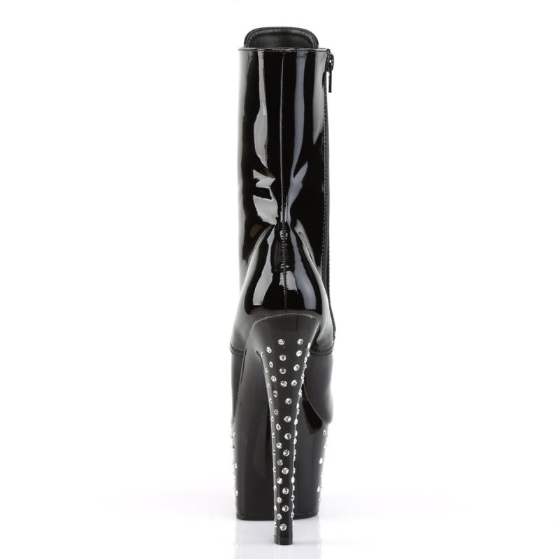 Pleaser Stardust-1020-7 Laarzen Dames Zwart | RLGNI-BE