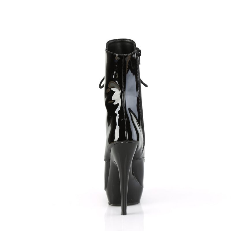 Pleaser Sultry-1020 Laarzen Dames Zwart | GQUWI-BE