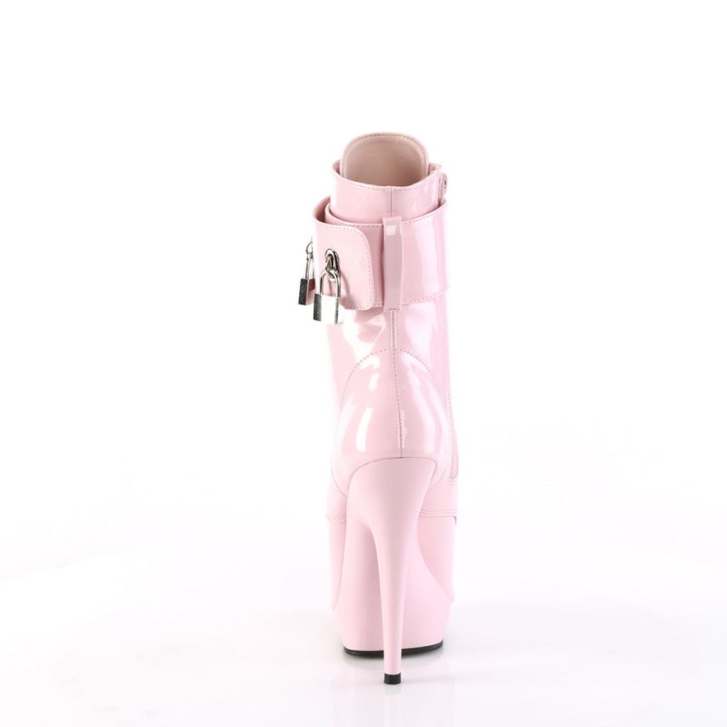 Pleaser Sultry-1023 Laarzen Dames Roze | RQCOP-BE