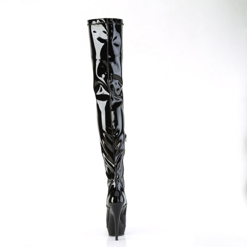 Pleaser Sultry-4000 Hoge Hakken Dames Zwart | MFXNH-BE