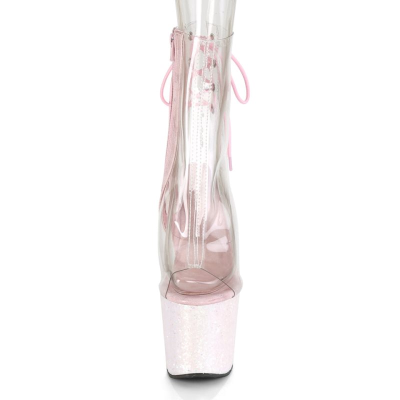 Pleaser Unicorn-1018C Laarzen Dames Wit | JLFQZ-BE