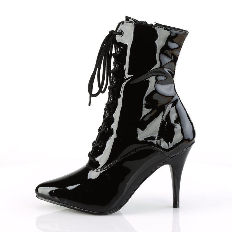 Pleaser Vanity-1020 Laarzen Dames Zwart | TUABE-BE