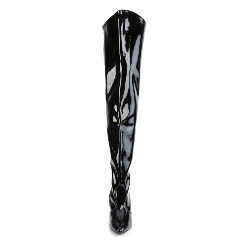 Pleaser Vanity-3010 Hoge Hakken Dames Zwart | ZPCVD-BE
