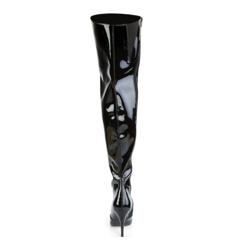 Pleaser Vanity-3010 Hoge Hakken Dames Zwart | ZPCVD-BE