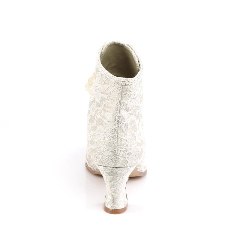 Pleaser Victorian-30 Laarzen Dames Beige | QRPUH-BE