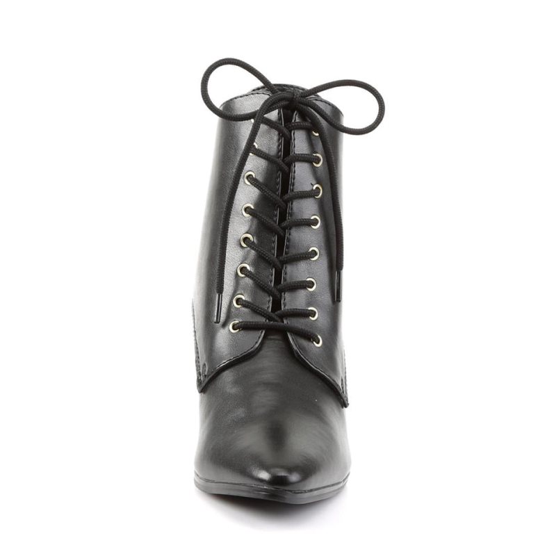 Pleaser Victorian-35 Laarzen Dames Zwart | OQCBP-BE