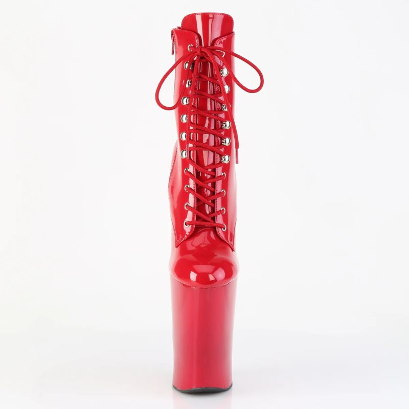 Pleaser Worship-1020 Laarzen Dames Rood | APJEZ-BE