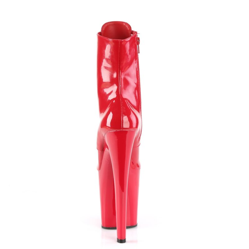 Pleaser Xtreme-1020 Laarzen Dames Rood | GVNDF-BE